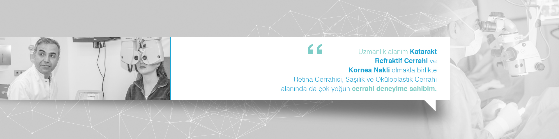 excimer lazer, süleyman çataltepe, göz doktoru,göz ameliyatı
 Lazer ameliyatı, 