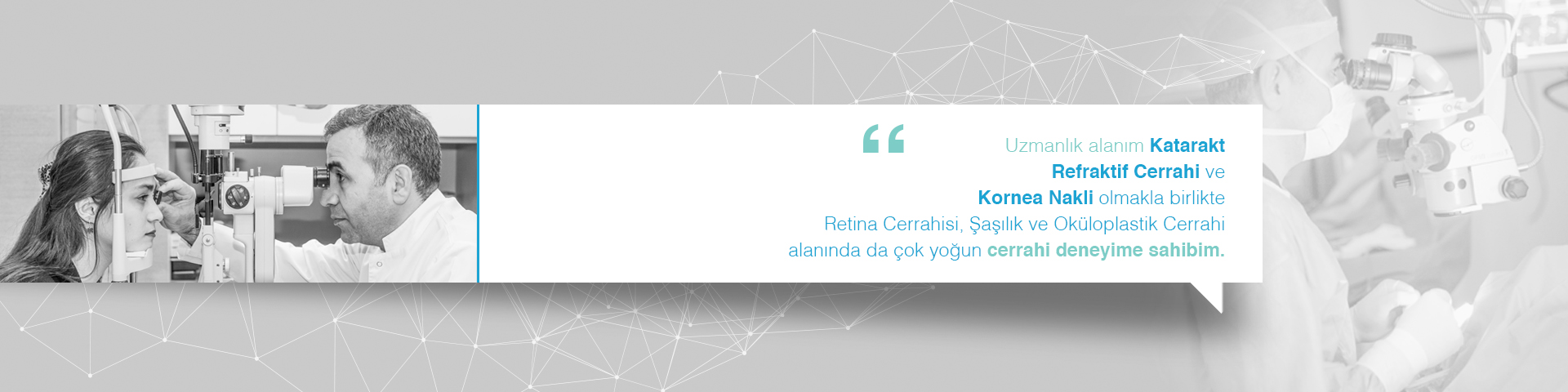 excimer lazer, süleyman çataltepe, göz doktoru,göz ameliyatı
 Lazer ameliyatı, 