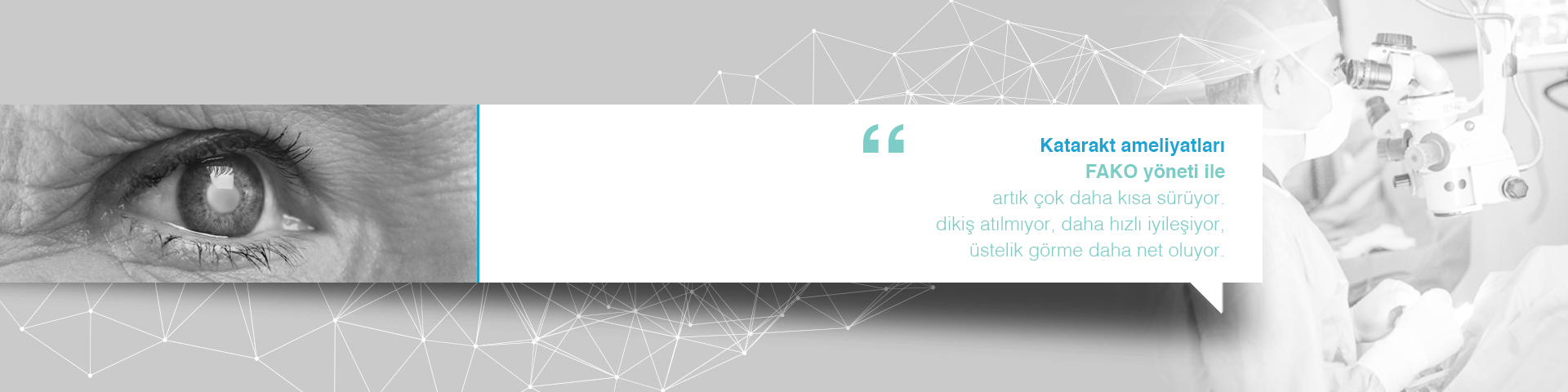Katarakt Ameliyatları,Fako yöntemi,excimer lazer, süleyman çataltepe, göz doktoru,göz ameliyatı
 Lazer ameliyatı, 